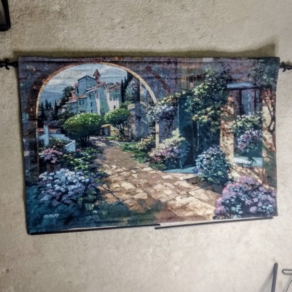 Tapestry wall hanging